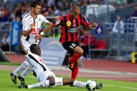 Pour le premier match � domicile de la saison au stade de la Lib�ration, Aur�lien CAPOUE et les Boulonnais ont conc�d� un nul (3 - 3) bien m�rit� : Angers menait 1 � 3 � la 74' !<br />PHOTO JOHAN BEN AZZOUZ / LA VOIX DU NORD
