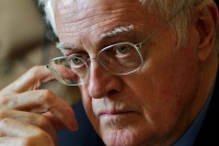 L'ancien premier ministre Lionel Jospin en visite dans le valenciennois dans le cadre de la campagne electorale pour les cantonales.<br />PHOTO JOHAN BEN AZZOUZ / LA VOIX DU NORD