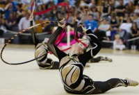 Championnat de france de Gym GR 2010 � Tourcoing<br />PHOTO JOHAN BEN AZZOUZ / LA VOIX DU NORD