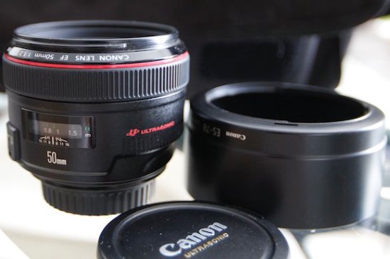 choisir un objectif : ici un 50mm