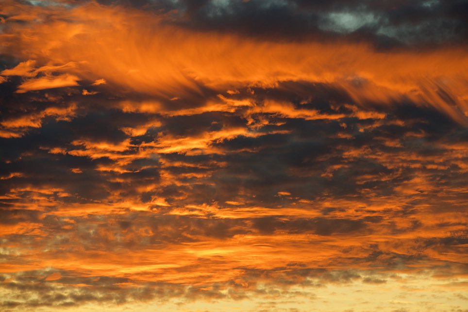 coucher de soleil à wimereux