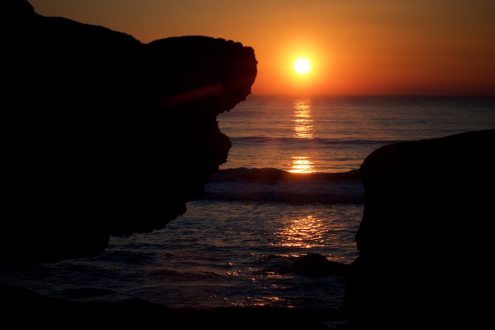 coucher de soleil à ambleteuse