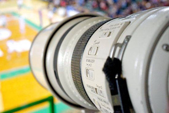 choosing a lens: a 300mm telephoto here
