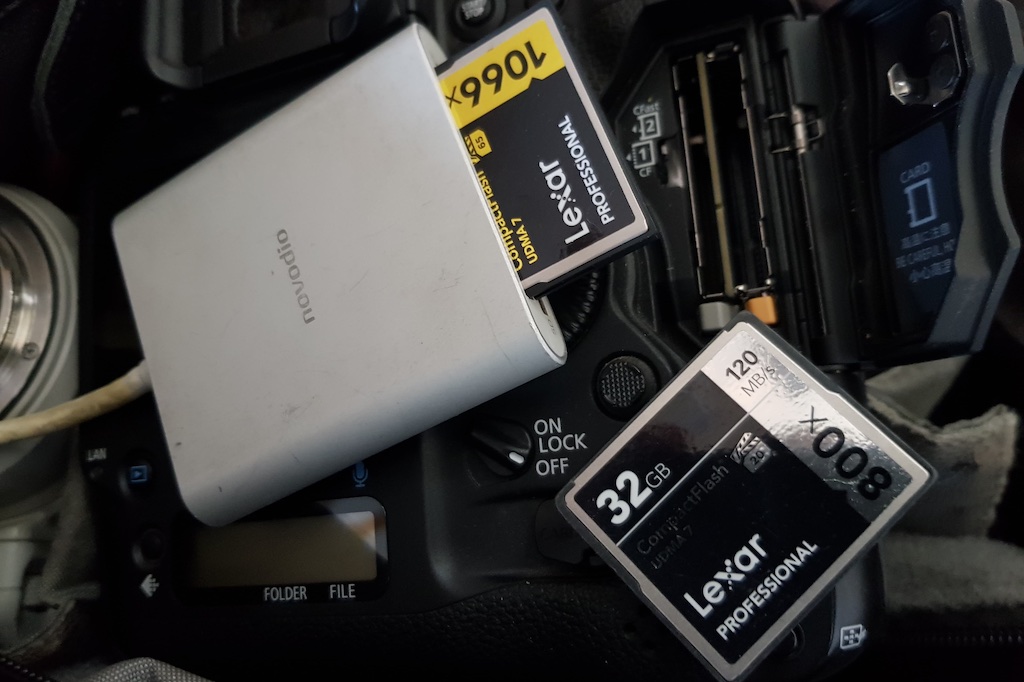 Choosing a memory card : un lecteur de carte
