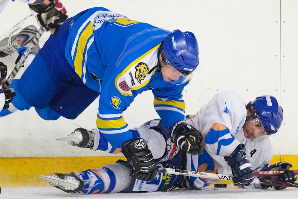 Ice hockey photography
