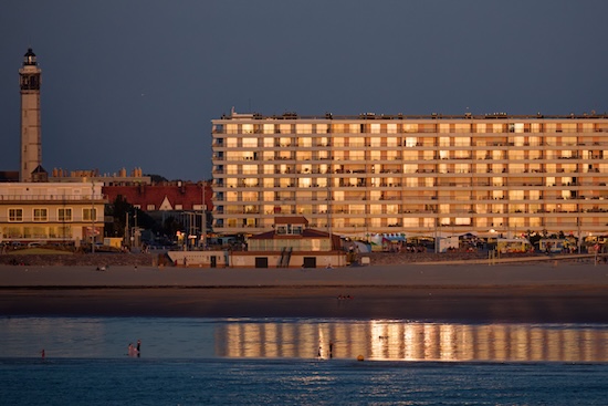 During blue hour, the light requires rapid exposure adjustments.